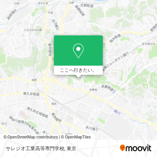 サレジオ工業高等専門学校地図
