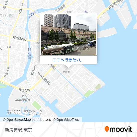 新浦安駅地図