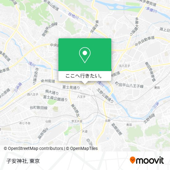 子安神社地図