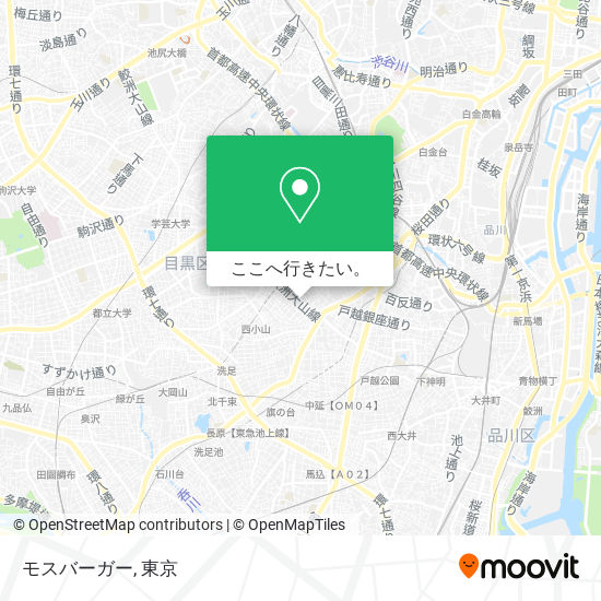 モスバーガー地図