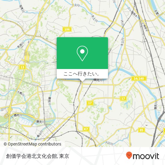 創価学会港北文化会館地図