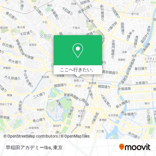 早稲田アカデミーIbs地図