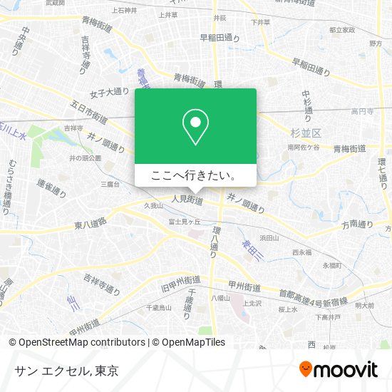 サン エクセル地図