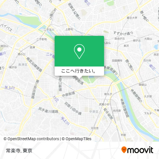 常楽寺地図