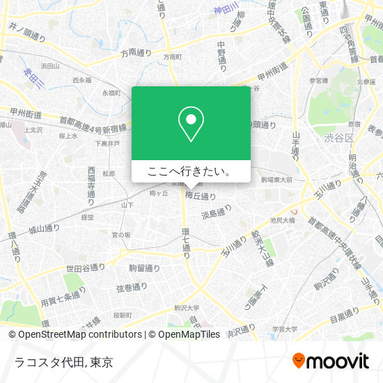 ラコスタ代田地図