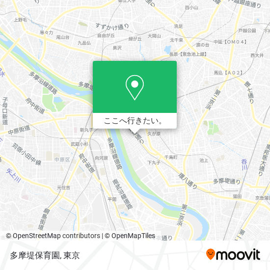 多摩堤保育園地図