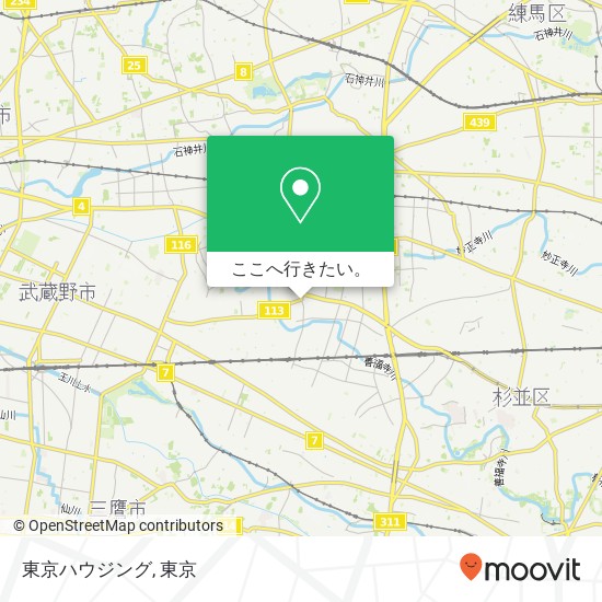 東京ハウジング地図