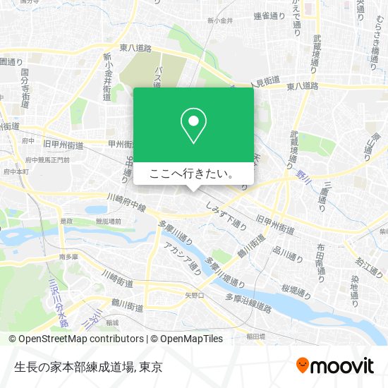 生長の家本部練成道場地図