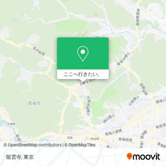 龍雲寺地図