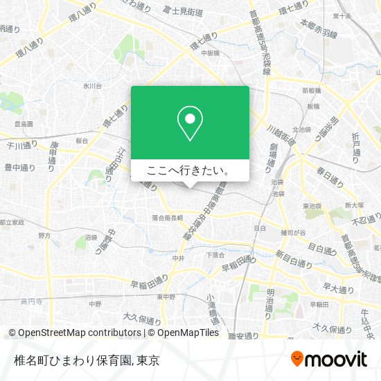 椎名町ひまわり保育園地図