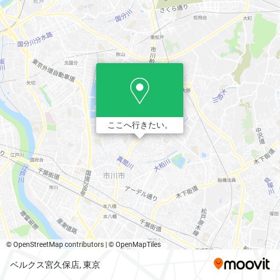 ベルクス宮久保店地図