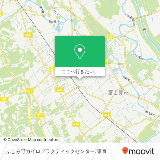 ふじみ野カイロプラクティックセンター地図