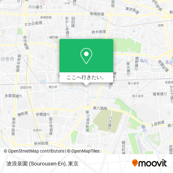 滄浪泉園 (Sourousen-En)地図