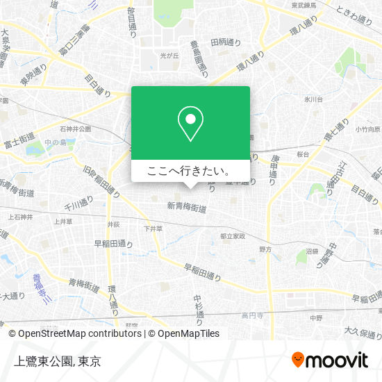 上鷺東公園地図