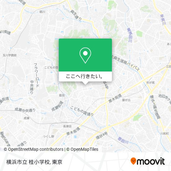 横浜市立 桂小学校地図