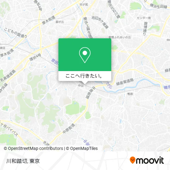 川和踏切地図