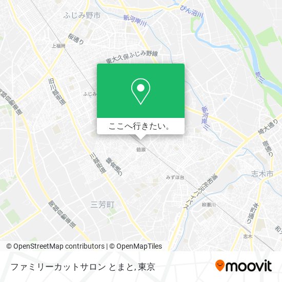 ファミリーカットサロン とまと地図