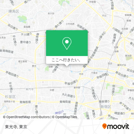東光寺地図