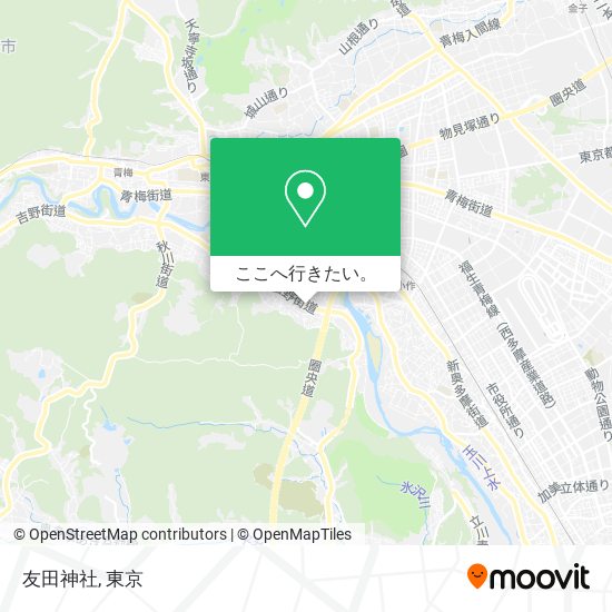 友田神社地図