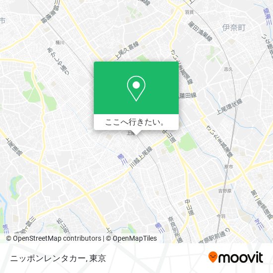 ニッポンレンタカー地図