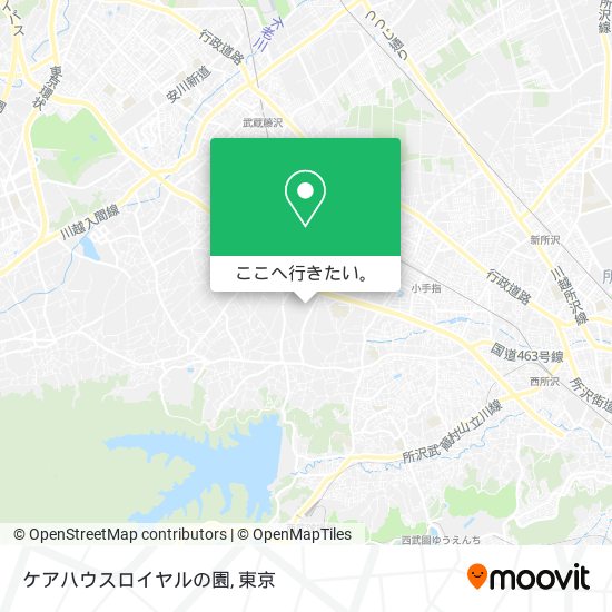 ケアハウスロイヤルの園地図