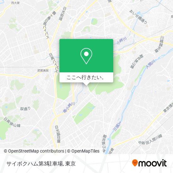 サイボクハム第3駐車場地図