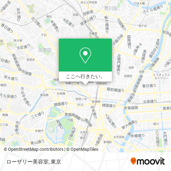 ローザリー美容室地図