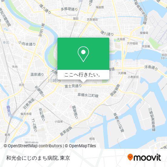 和光会にじのまち病院地図