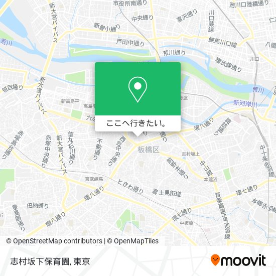 志村坂下保育園地図