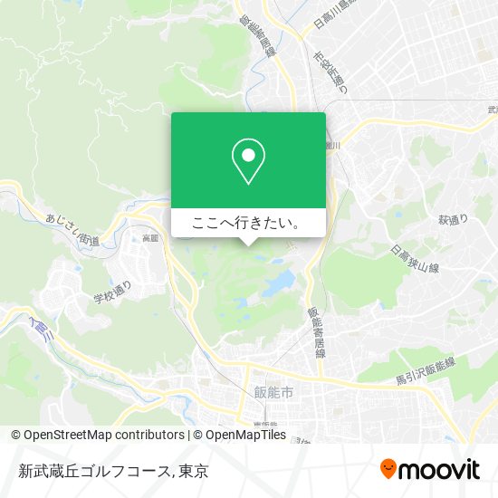 新武蔵丘ゴルフコース地図