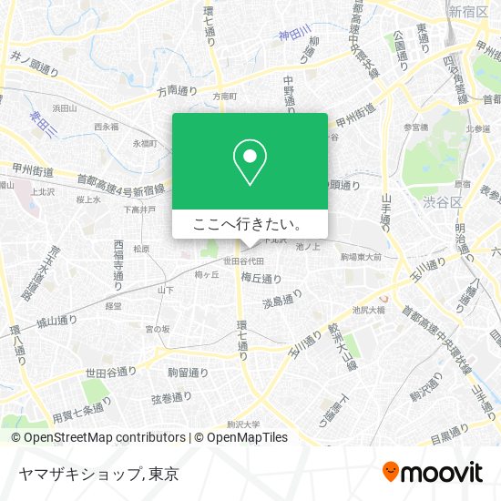 ヤマザキショップ地図