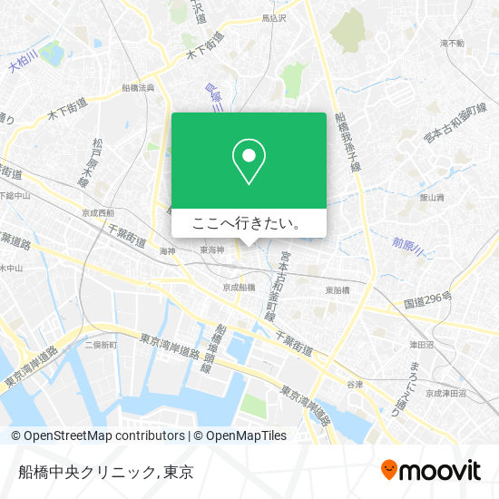 船橋中央クリニック地図