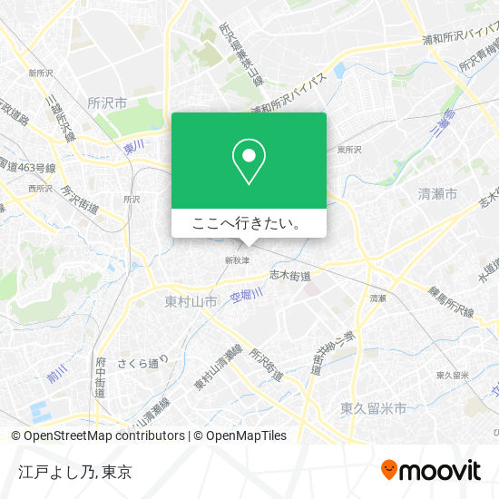 江戸よし乃地図