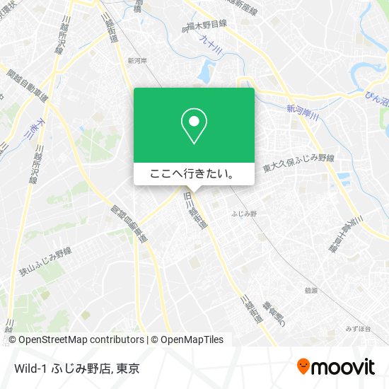 Wild-1 ふじみ野店地図