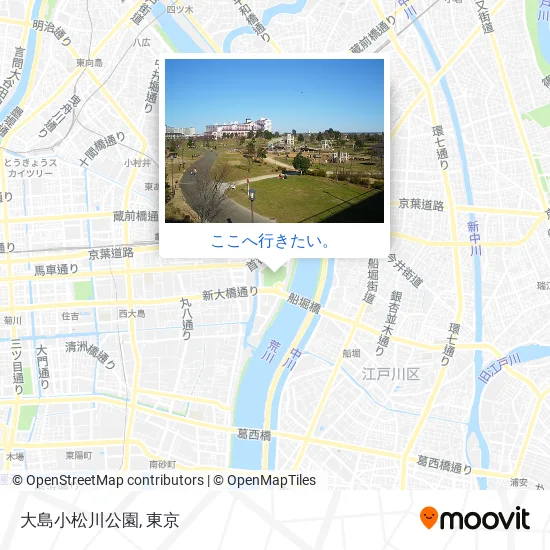 大島小松川公園地図