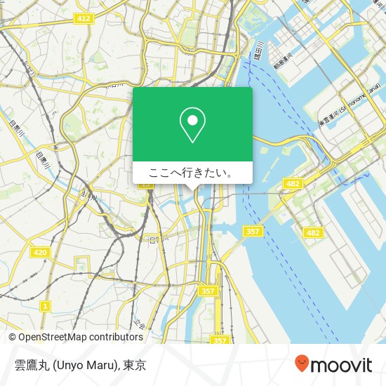 雲鷹丸 (Unyo Maru)地図