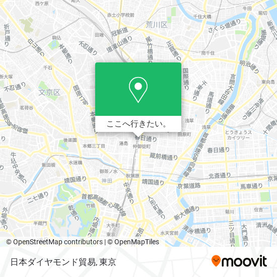 日本ダイヤモンド貿易地図