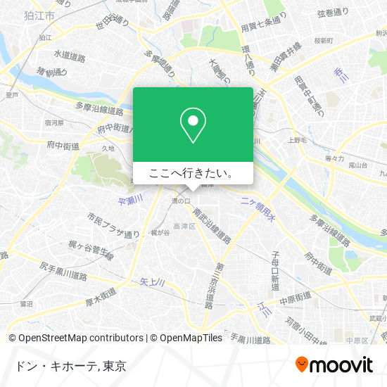 ドン・キホーテ地図