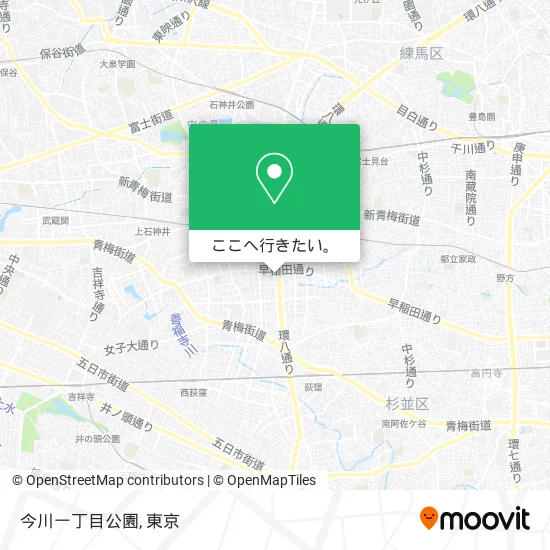 今川一丁目公園地図