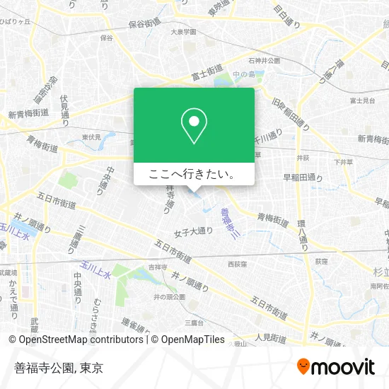 善福寺公園地図