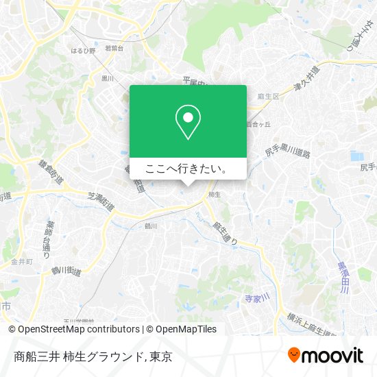 商船三井 柿生グラウンド地図
