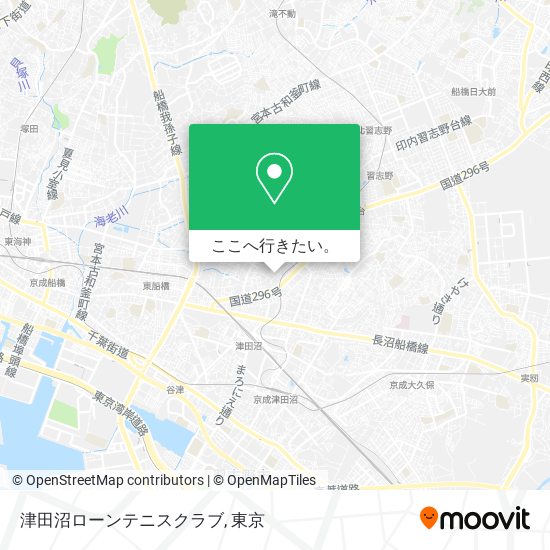 津田沼ローンテニスクラブ地図