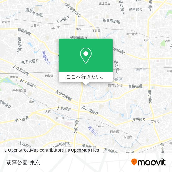荻窪公園地図