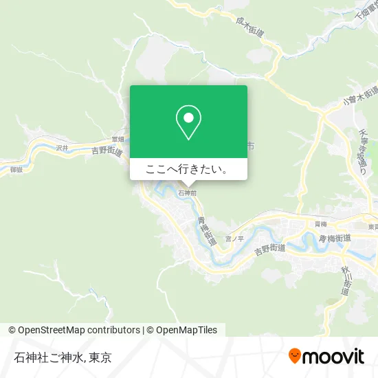 石神社ご神水地図