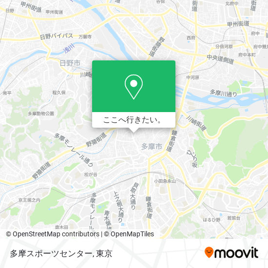 多摩スポーツセンター地図