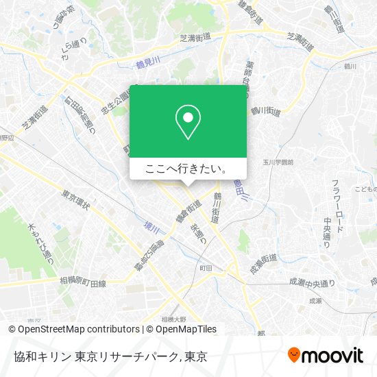 協和キリン 東京リサーチパーク地図