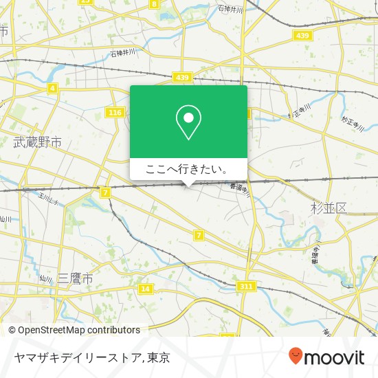 ヤマザキデイリーストア地図