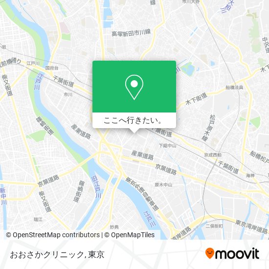 おおさかクリニック地図