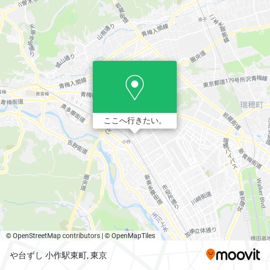 や台ずし 小作駅東町地図