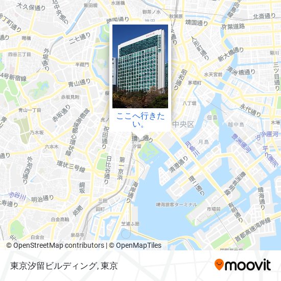 東京汐留ビルディング地図